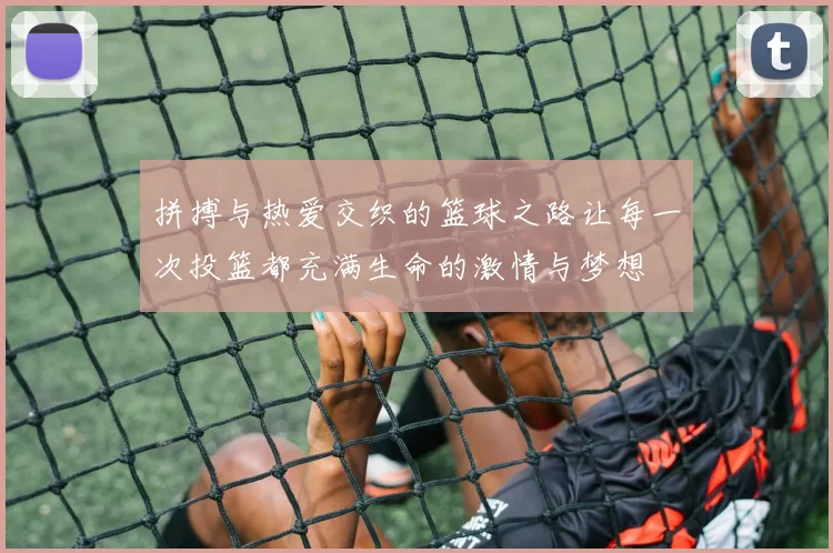 拼搏与热爱交织的篮球之路让每一次投篮都充满生命的激情与梦想